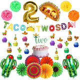 Taco Twosday Fiesta Party Decor Kit: 2nd Birthday, Cinco de Mayo