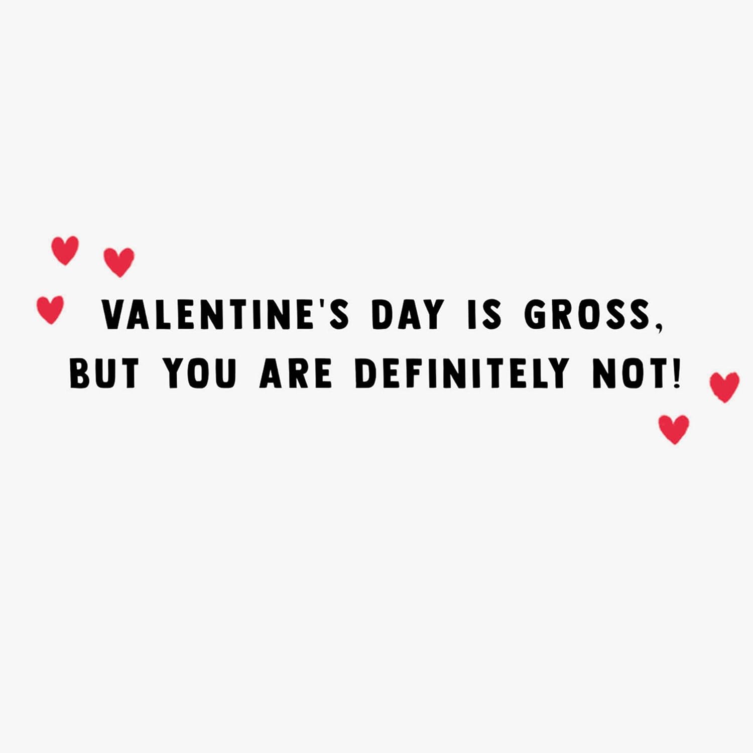 Hallmark Shoebox Funny Anti-Valentines Day Card (Cat Hairball)