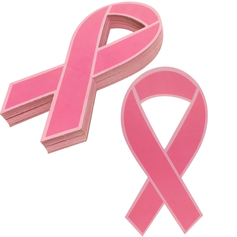 Breast Cancer Awareness Pink Paper Ribbon Cutouts Pink Ribbon Cutouts Paper Ca