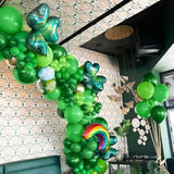 Green Balloon Garland Arch Kit, Latex Balloons 109Pcs Different Sizes 18/10/12/5 Inch, Party Balloons For Wedding Graduation Anniversary Green Jungle Forest Themed Birthday Party Decorations