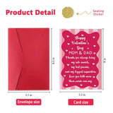 Valentines Day Card For Mom And Dad – Sweet Valentines Day Gifts For Mom And Dad – Valentine’S Day Card From Son Or Daughter To Show Love And Appreciation