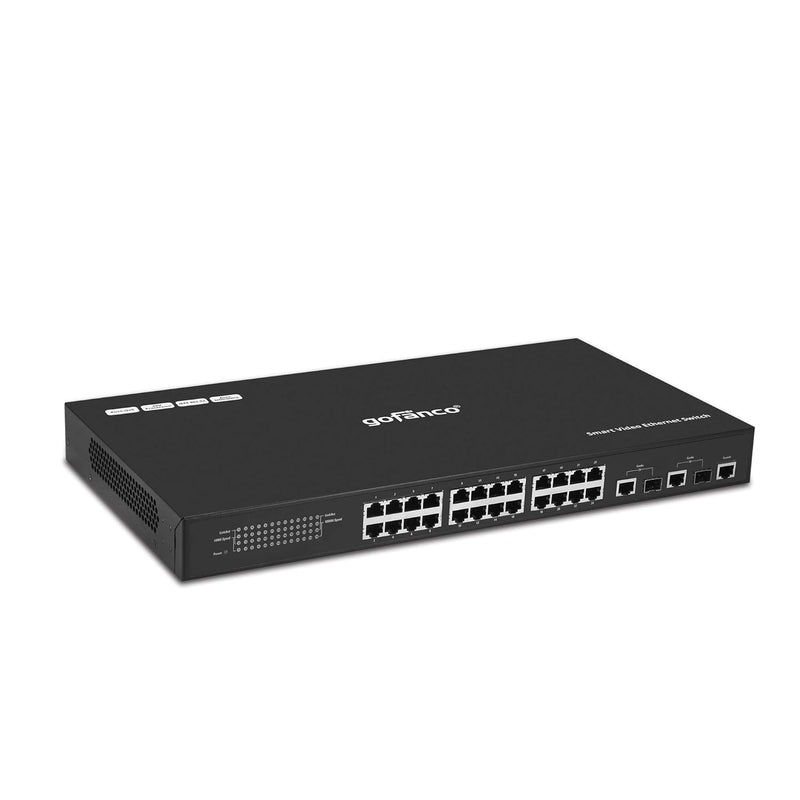 24 Port Smart Managed Video Ethernet Switch (Dedicated) – Customized For Hdmi