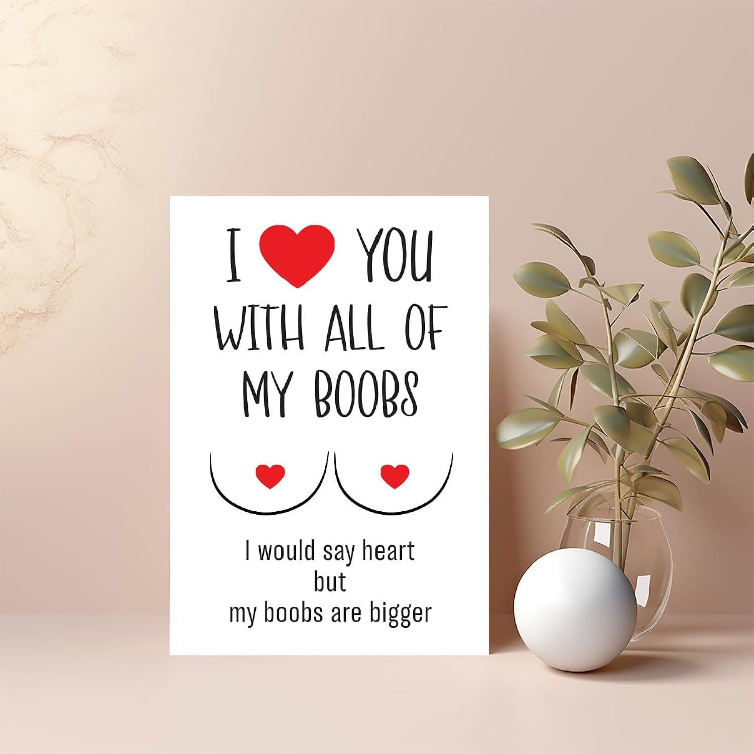 Naughty Valentine'S Day Card From Wife Girlfriend Fiancee, Humorous Valentine Day Card For Husband Boyfriend Fiance, Funny Valentine'S Day Cards For Men, Ideal Adult Valentines Day Cards Gift Him