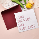 Anniversary Greeting Cards For Wife Husband Valentines Day Gifts For Girlfriend Boyfriend I Like You A Lot Card Couple Birthday Gift For Him Her Couples I Love You Gifts For Women Men