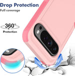 Pixel 9 Pro XL 6.5” Shockproof Durable Protective Case - Pink