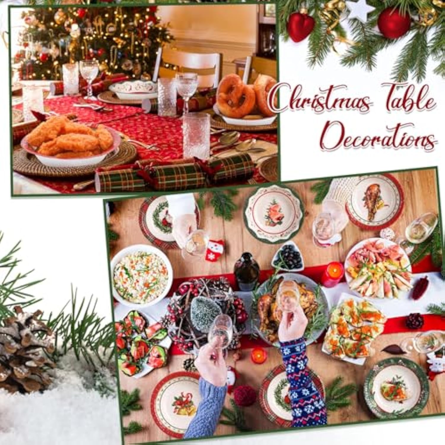 100 Pcs Christmas Paper Bowls Bulk 12 Oz Merry Christmas Disposable Bowls Red And Green Plaid Food Serving Snowman Santa Claus Snack Soup Dessert Food Tablewares For Xmas Party Favors Supplies