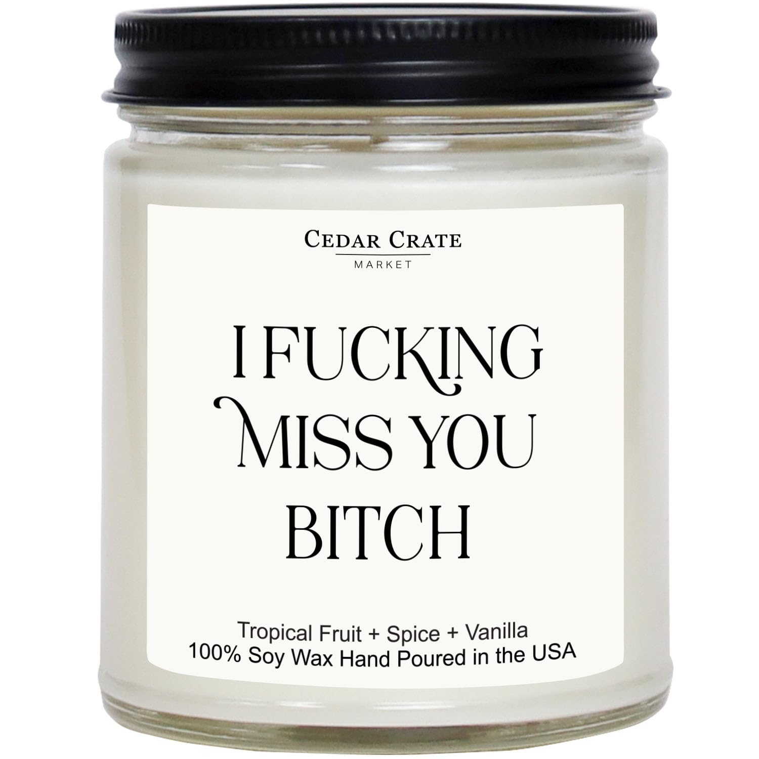 Best Friend, Gifts For Women, Her - Funny Birthday Candles, Unique Friendship Present For Men, Sister, Mom, Friends, Wife, Bestie, Funny Gifts, Scented 100% Soy Wax Candle, Handmade In The Usa