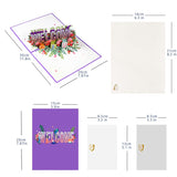 3D Welcome You Card, Pop Up Greeting Card, Welcome Home Card, Includes Envelope.