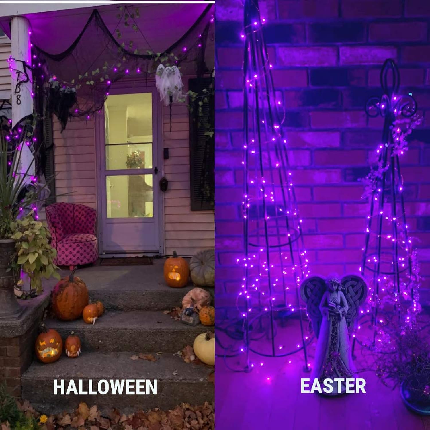 100 Led String Lights, 33 Feet Long Copper Wire Starry Lights Dimmable Fairy Lights For Bedroom,Halloween Christmas East