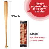 3 Rolls Christmas With Red Foil Kraft Wrapping Paper Rolls,Mini Roll-17 Inch X 10 Feet Per Roll