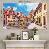 Oktoberfest Festival Decorations 5.90 x 3.61 Ft Bavarian Backdrop Photo Booth Banner