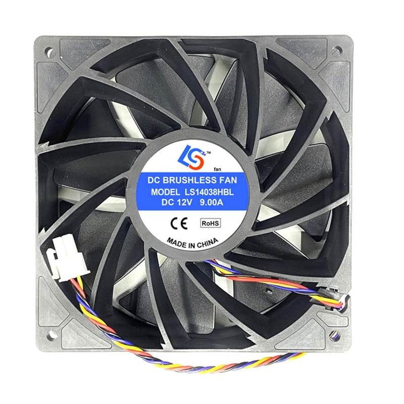 14038 140Mm X 38Mm Dc12V 9.00A 4Pin High Air Volume Violent Cooling Fan For Wh