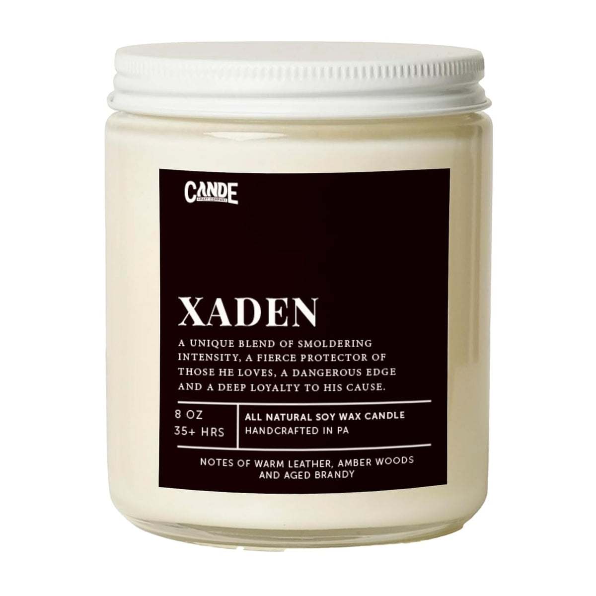 Candecraftco Bookish Gifts For Women – Scented Candle For Readers – Cozy Book-Themed Literary Gifts For Friends On Birthday - Xaden