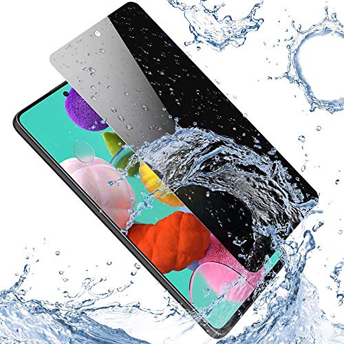 [2 Pack for  Galaxy A71 5G SM-A716U Privacy Tempered Glass Screen Protector Anti-spy 9H Hardness Front Glass Protector