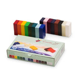 Encaustic Art The Original - Basic Selection Set Of 16 -Encaustic Wax Block Colors Set -Non-Toxic, Beeswax For Encaustic Art Supplies -Handcrafted In Germany