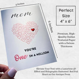 Mother’S Day Card – Happy Mothers Day Cards For Mom From Daughter Or Son, Mothers Day Greeting Card For Friend, Cute Mother Day Cards For Women