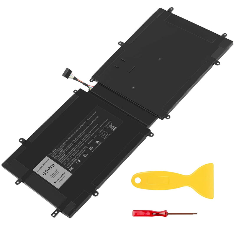 4Dv4C 63Fk6 14.8V 69Wh Laptop Battery For Dell Xps 18 1810 1820 Series D10H3 0