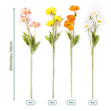 Artificial Poppy Flowers, 8 Bundles Faux Poppies With Stems For Floral Arrangements - Wedding, Home, Office, Party Table Centerpiece Decor