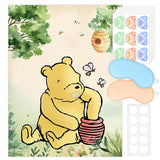 Winnie Baby Shower Party Games-Pooh Baby Shower Decorations-Winnie Baby Shower Pacifier Games-Baby Shower Party Favors And Game
