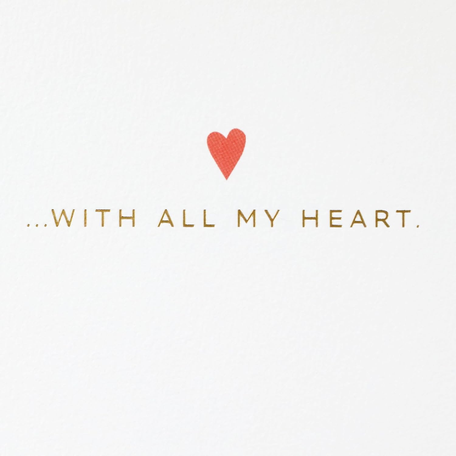 Hallmark Signature Anniversary Card (Overlapping Hearts) for Romantic Birthday, Love, Valentine's Day for Husband, Wife, Boyfriend, Girlfriend