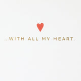 Hallmark Signature Anniversary Card (Overlapping Hearts) for Romantic Birthday, Love, Valentine's Day for Husband, Wife, Boyfriend, Girlfriend