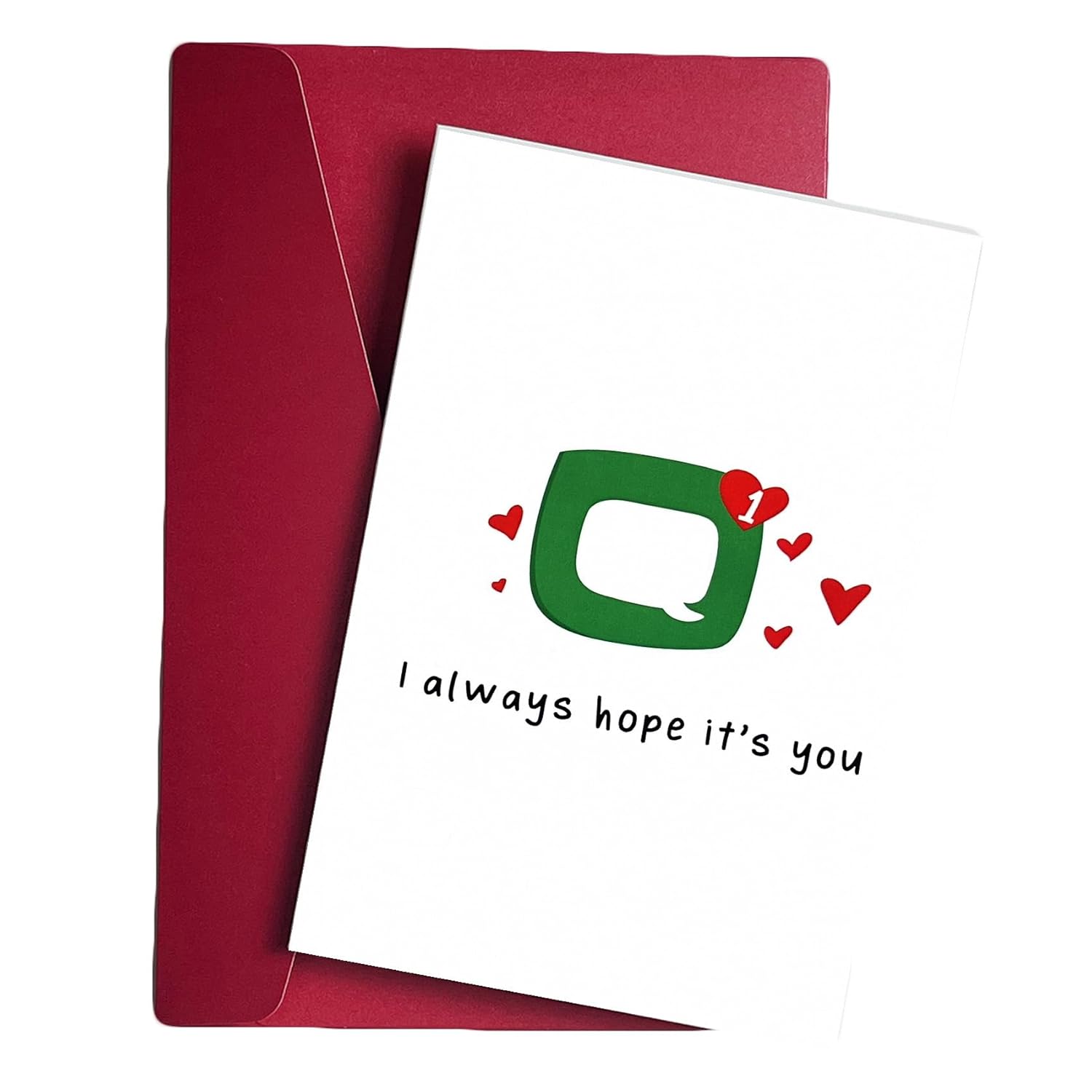Anniversary Card, Her Him/Girlfriend Wife/Husband Boyfriend, Friendship Thank You Birthday Romantic Greeting Card (I Always Hope It'S You)