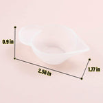 , 10 Pack Silicone Mold Cup Dispenser Mini Measuring Mixing For Diy Jewelry Making Epoxy Resin Craft