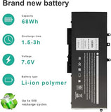 68Wh GJKNX Replacement Laptop Battery for Dell Latitude 5480 5580 5280 E5480 GD1JP