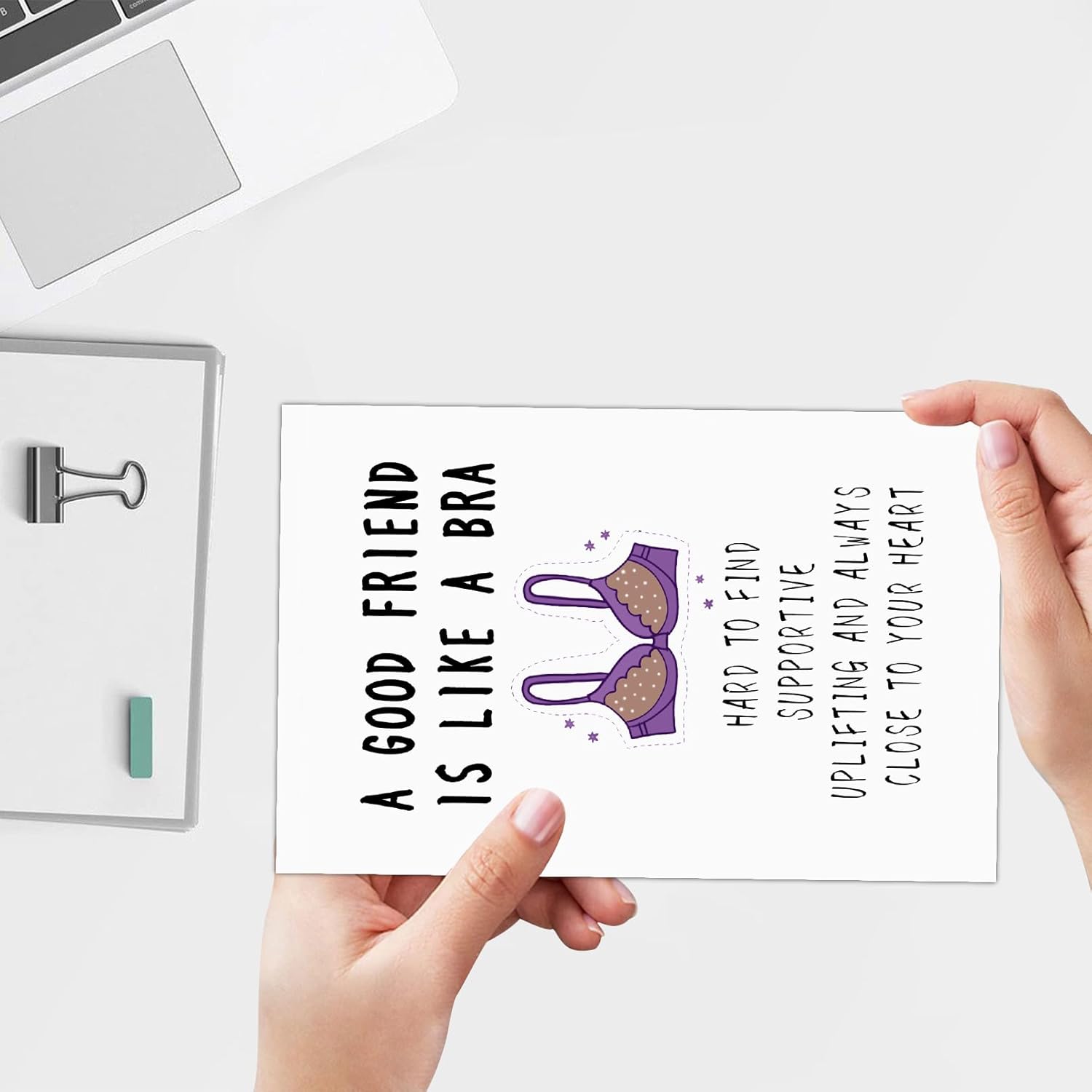 Humor Best Friend Card, Funny Greeting Cards For Girlfriends. Uplifting And Always Close To Your Heart
