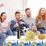 2Pack Real-Madrid Tablecloth Disposable Tablecover Birthday Party Supplies And Decorations For Kid Boy Baby Shower Tables 70"X42"
