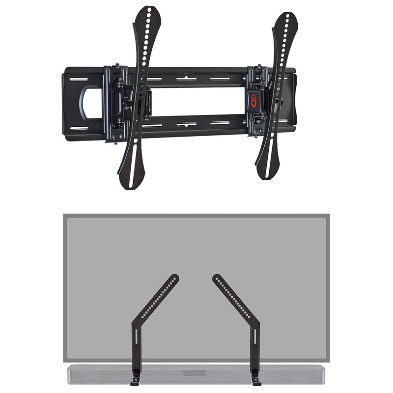 ECHOGEAR Tilting TV Wall Mount & Sound Bar Mounting Bracket - for TVs Up to 86