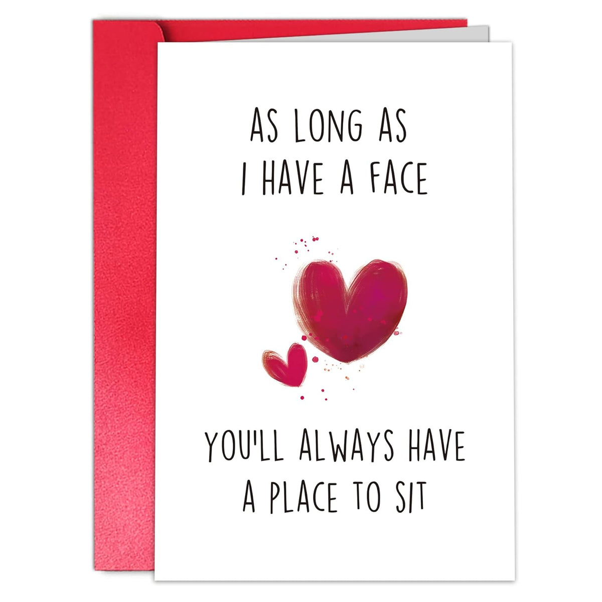 Rude Valentines Day Card For Wife Girlfriend, Naughty Anniversary Card From Husband Boyfriend, Lovely Card For Her