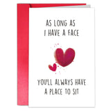 Rude Valentines Day Card For Wife Girlfriend, Naughty Anniversary Card From Husband Boyfriend, Lovely Card For Her
