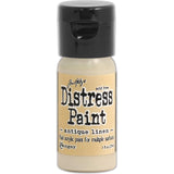 Tim Holtz Distress Paint, Multisurface Acrylic, 1oz Flip Top Bottle, Antique Linen