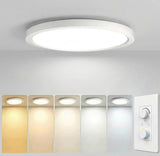 16 Inch Ultra Slim LED Ceiling Light 3400LM 5CCT Dimmable Flush Mount Fixture