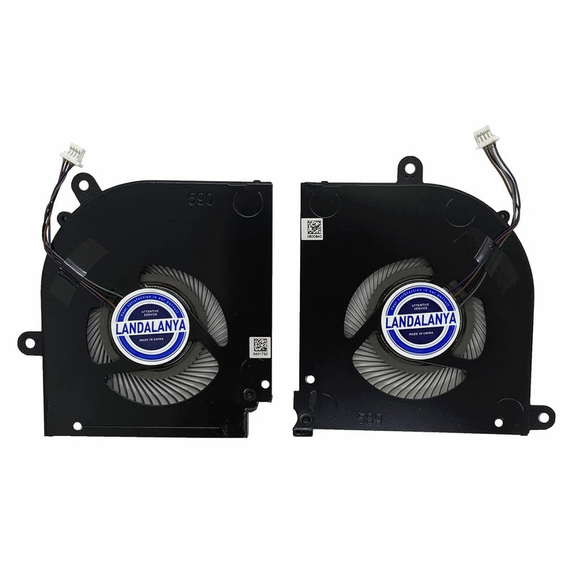 Replacement New Cpu And Gpu Cooling Fan For Msi Stealth 15M A11Uek 15M A11Uek-