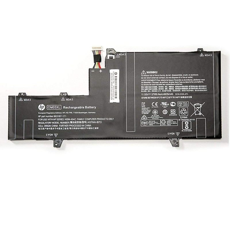 Hp Om03Xl Laptop Battery Replaceable For Hp Elitebook X360 1030 G2 Y8Q67Ea Y8Q