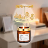 Unique Birthday Gifts For Women, Valentines Day Candles For Women, Rotatable Scented Candle For Anniversary,Mothers Day Gift From Daughter Son Sister (Christmas)