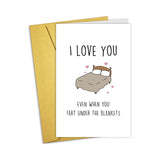 Funny Valentine'S Day Card For Husband Wife, Hilarious Birthday Card For Boyfriend Girlfriend, Humorous Farts Card