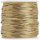 1318/50-634 Stretch Cord Polyester Ribbon, 50 Yd, Gold