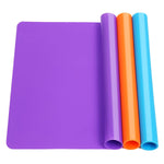 3 Pack Silicone Mats For Crafts, Premium Playdough Mat,A3 Size Silicone Sheet, Liquid, Resin Jewelry Casting Molds Mat,15.7 "X11.8" Nonstick & Nonslip Heat-Resistant Table Protector By