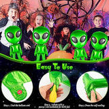 8 Pcs Alien Balloons 32 In Green Alien Inflatable Funny Inflatable Alien Balloon Blow Up Alien For Halloween, Christmas, Birthday Alien Party Decoration
