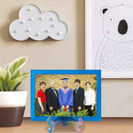 Resin Mold For Photo Frame, Picture Frame Silicone Molds With Stand Holder, Rectangle & Oval Frame Molds For Resin Casting, Diy Personalized Photo Frame For Handmade Gifts Home Decor(2 Set)