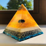 3 Pcs Clear Pyramid Molds For Resin, 3Pcs 4.7''6''7.5'' Inner Large Pyramid Silicone Molds For Epoxy Resin + 1Pcs Plastic Frame, Pyramid Resin Mold Silicone Pyramid Mold For Diy