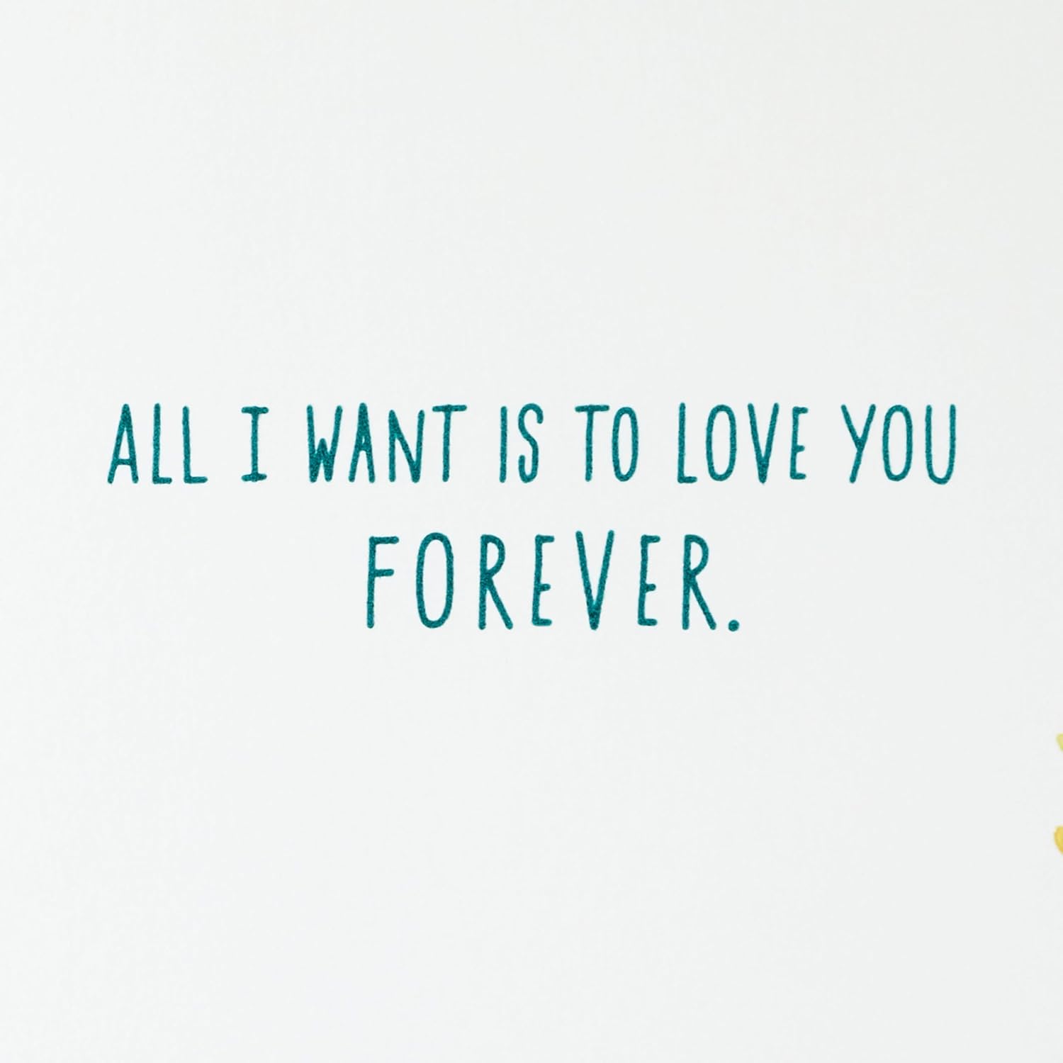 Hallmark Romantic Valentine's Day Card (Love You For the Rest of My Life) for Anniversary, Love, Just Because, and More