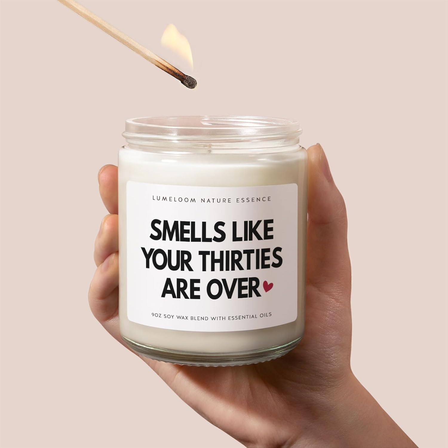 Funny 40Th Birthday Gifts For Women, Men, 9Oz Lavender Scented Soy Wax Candle, 1986, 40Th Birthday Decorations For Women, Men, 40 Year Old Gifts For Wife, Husband, Sister, Daughter, Her, Him