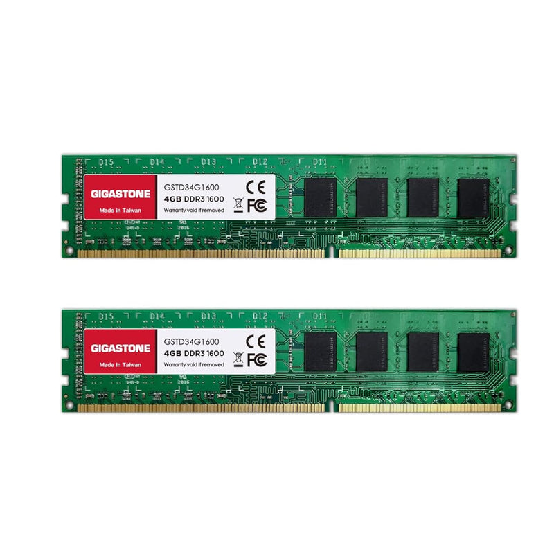 Ddr3 Ram Desktop Ram 8Gb (2X4Gb) Ddr3 8Gb Ddr3-1600Mhz Pc3-12800 Cl11 1.5V 240