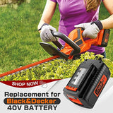 40 Volt 3.5Ah Lithium Replacement Battery For Black And Decker 40V Battery Lbx2040 Lbxr36 Lbxr2036 Lst540 Lcs1240 Compatible With 36V/40V Max Black And Decker Power+ Tools