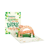 How Lucky I Am Pop-Up Holiday Card - Fun Happy Saint Patrick'S Day Card - 3D Greeting Card Gift For Boys, Girls, Men, And Women - Measures 5" X 7"