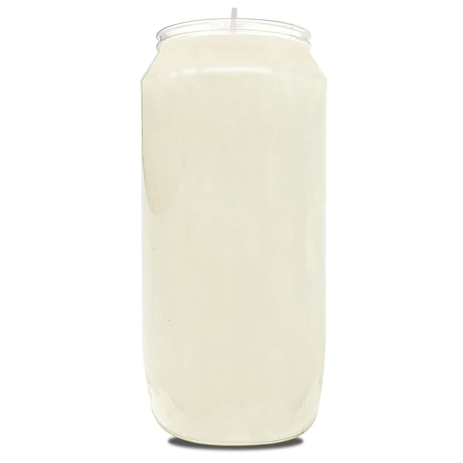 7 Day White Prayer Candles, 3 Pack - 6" Tall Pillar Candles For Religious, Memorial, Party Decor, Vigil And Emergency Use - Vegetable Oil Wax In Plastic Jar Container